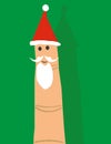 Father Christmas Finger Puppet