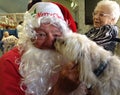 Father Christmas in an old people's Home