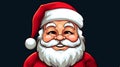 Father Christmas portrait cartoon