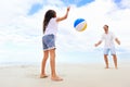 Family beach fun Royalty Free Stock Photo