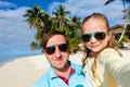Father and daughter selfie Royalty Free Stock Photo