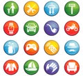 father day icon set