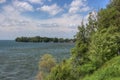 Father Hennepin State Park is located on Mille Lacs Lake in Nort Royalty Free Stock Photo