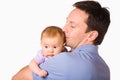 Father hold baby Royalty Free Stock Photo