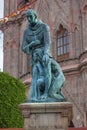 Father Juan de San Miiguel Statue Parroquia Church San Miguel Mexico Royalty Free Stock Photo