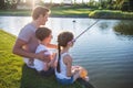 Father and kids Royalty Free Stock Photo