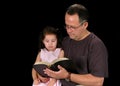 Father Reading Bible