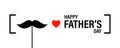 Father`s day banner. Father day celebration illustration wallpaper design. Father`s day abstract postcard. Vector isolated