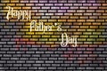 FatherÃ¢â¬â¢s Day banner with grunge effect .Poster with retro texture.Greeting cards.Happy fathers day