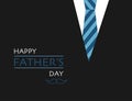 Father\'s day with black tuxedo and necktie. Holiday for daddies or papa. Best father ever. Mustache icon with greeting text in