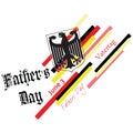 Father's Day Germany Royalty Free Stock Photo