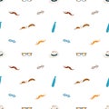 Father`s Day seamless pattern background