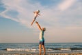 Father`s love. Father hugging his daughter.