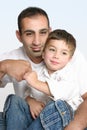 Father and son best mates Royalty Free Stock Photo