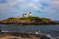 Father and Son Enjoying Some Fishing at Cape Neddick