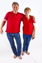 Father and son hugging Royalty Free Stock Photo