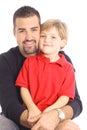 Father son portrait Royalty Free Stock Photo