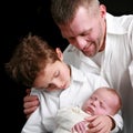 Father and sons Royalty Free Stock Photo