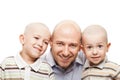 Father and sons Royalty Free Stock Photo
