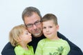 Father and sons Royalty Free Stock Photo