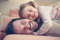 Father spending time with his daughter. Royalty Free Stock Photo