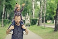 Father travels with daughter Royalty Free Stock Photo