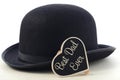 Fathers Day Bowler Hat Royalty Free Stock Photo