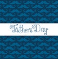 fathers day card with mustache background