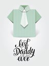 Fathers Day lettering. Props for photos with glitter texture. Summer holidays. Royalty Free Stock Photo