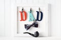 Fathers Day theme with hanging DAD letters