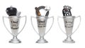 Fathers Day Trophies Royalty Free Stock Photo