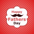 Fathers Day Wiskers greeting card