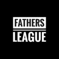 fathers league simple typography with black background