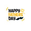 Happy Father\'s Day Typography Royalty Free Stock Photo