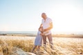 Fathrer and cute daughter playing like airplane Royalty Free Stock Photo