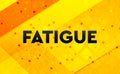 Fatigue abstract digital banner yellow background