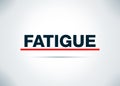 Fatigue Abstract Flat Background Design Illustration