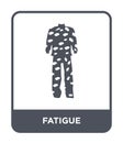 fatigue icon in trendy design style. fatigue icon isolated on white background. fatigue vector icon simple and modern flat symbol