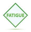 Fatigue modern abstract green diamond button