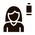 Fatigue Symptomp Of Pregnancy Vector Sign Icon