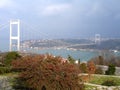 Fatih bridge over Bosporus Royalty Free Stock Photo
