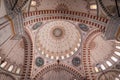 Fatih Mosque, Istanbul interior dome Royalty Free Stock Photo