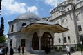 The tomb of Sultan Mehmed II in the Fatih Mosque, Istanbul, Turkey Royalty Free Stock Photo