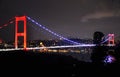 Fatih Sultan Mehmet Bridge Royalty Free Stock Photo