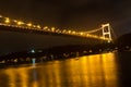 Fatih Sultan Mehmet Bridge, Istanbul Royalty Free Stock Photo