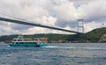 Fatih Sultan Mehmet Koprusu Bridge Royalty Free Stock Photo