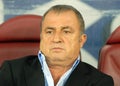 Fatih Terim in Romania-Turkey World Cup Qualifier Game