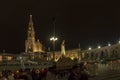 Fatima, Portugal, 11 June 2018: Evening celebrations at the square in front of the Basilica of Our Lady of the Rosary of Fatima Royalty Free Stock Photo