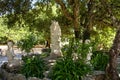 Statues representing the apparition of Our Lady to the 3 shepherd children of Fatima (Portugal