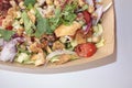 Fatoush salad closeup Royalty Free Stock Photo